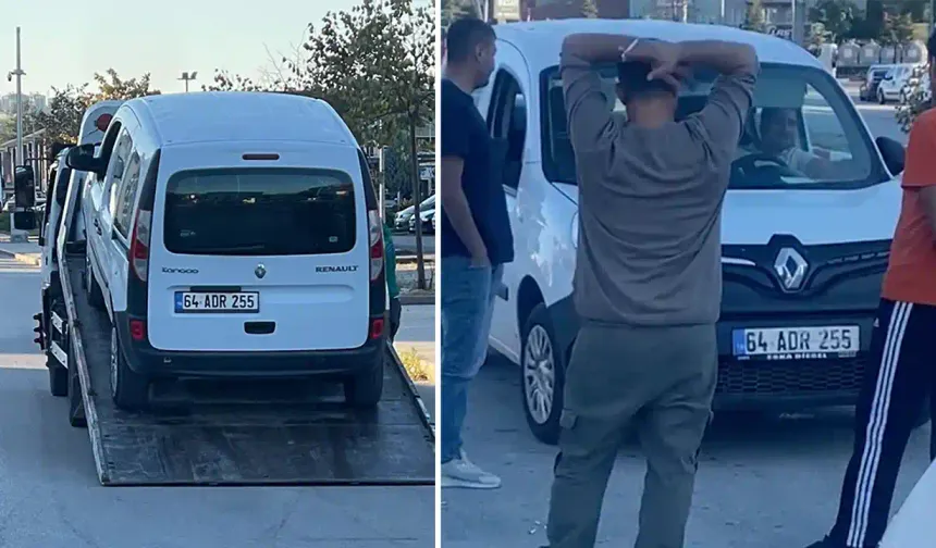 Uşakta Korsan Taksiciyi Gerçek Taksiciler Yakalattı