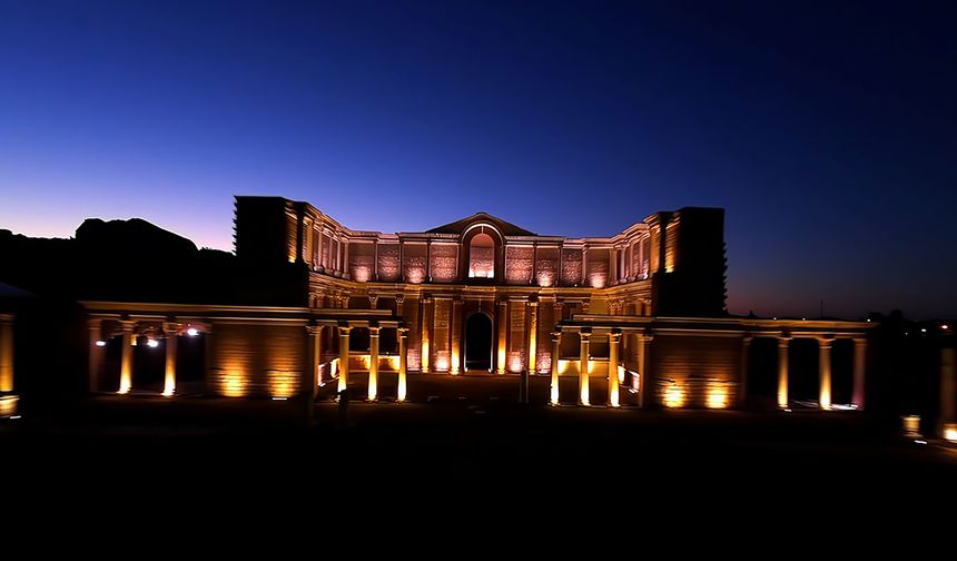 Sardes Antik Kenti'nde gece müzeciliği nisanda başlayacak