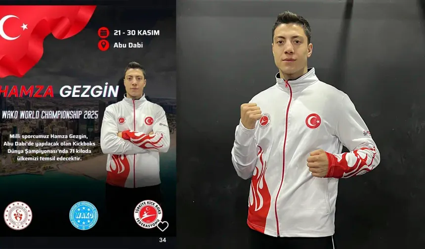Uşak’ın Gururu Hamza Gezgin: Dünya Şampiyonluğu İçin Abu Dabi’de