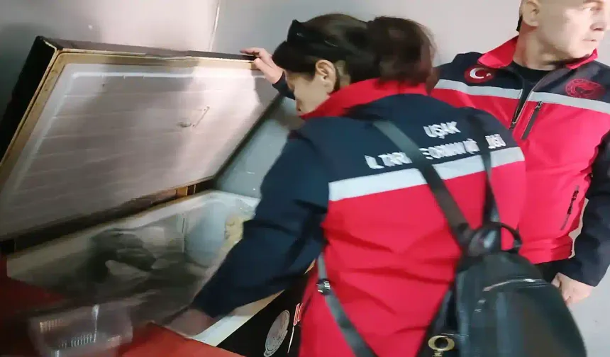 Uşak'ta 450 Kilo Tarihi Geçmiş Tavuk Ele Geçirildi