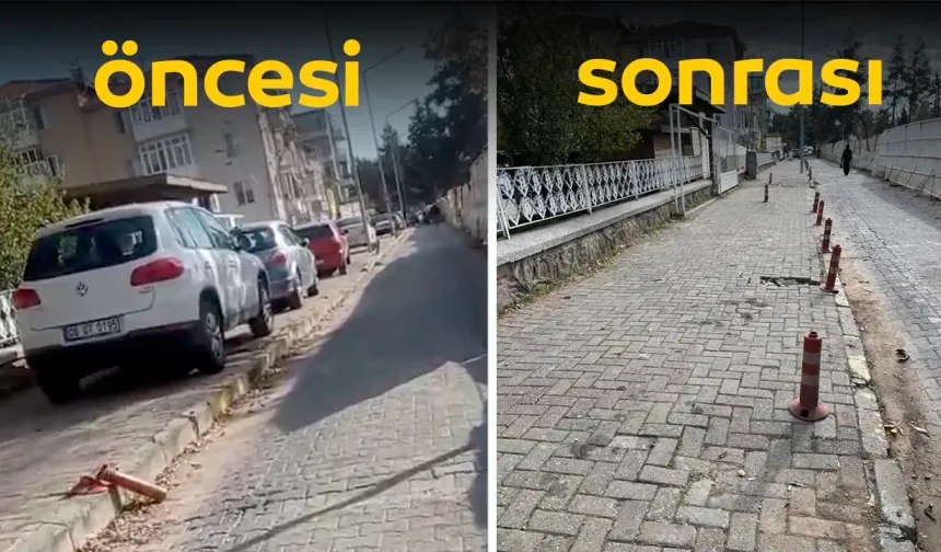 Uşak’ta Kaldırım İşgali 24 Saatte Son Buldu!