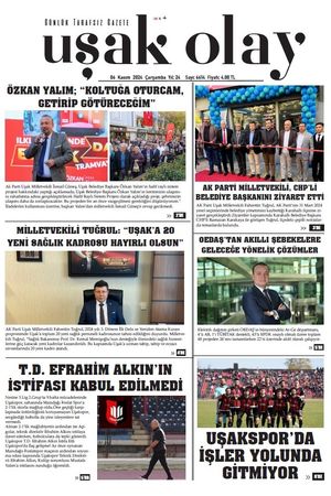 Uşak Olay Gazetesi 06 Kasım 2024 Çarşamba