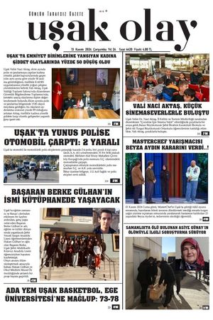 Uşak Olay Gazetesi 13 Kasım 2024 Çarşamba