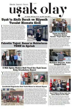 Uşak Olay Gazetesi 04 Temmuz 2025 Cuma