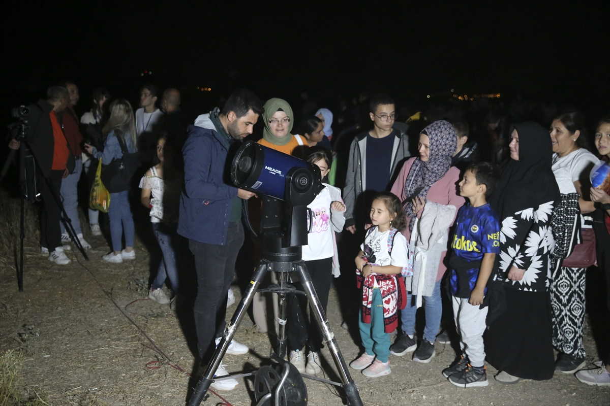 Uşak'ta Gökyüzü Gözlem Etkinliği düzenlendi (1)