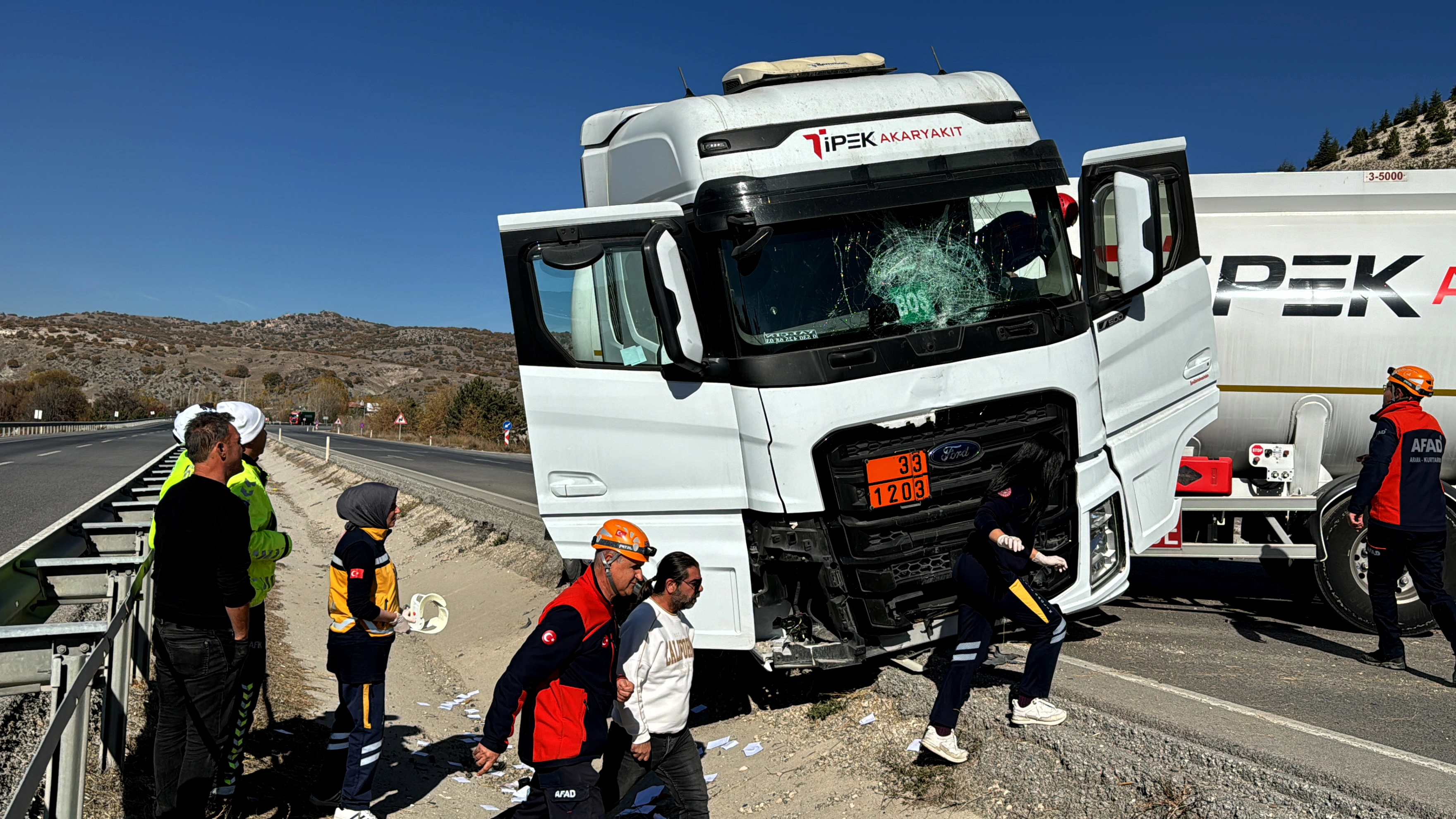 Kütahya Usak Lpg Tanker Kaza1