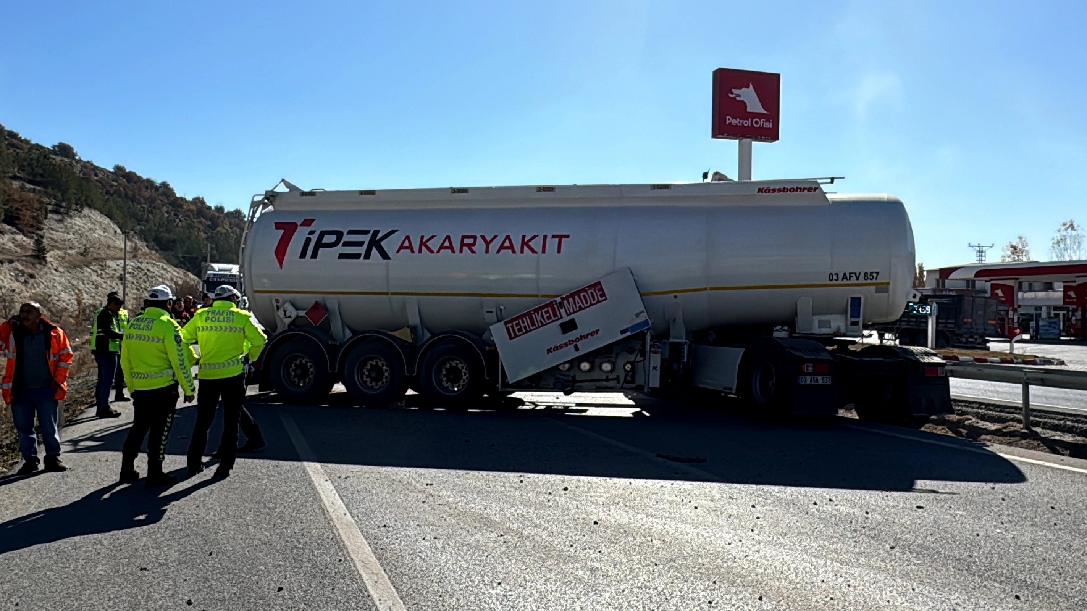 Kütahya Usak Lpg Tanker Kaza2