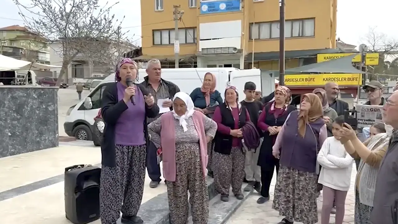 Eşme Tütün Protesto 2