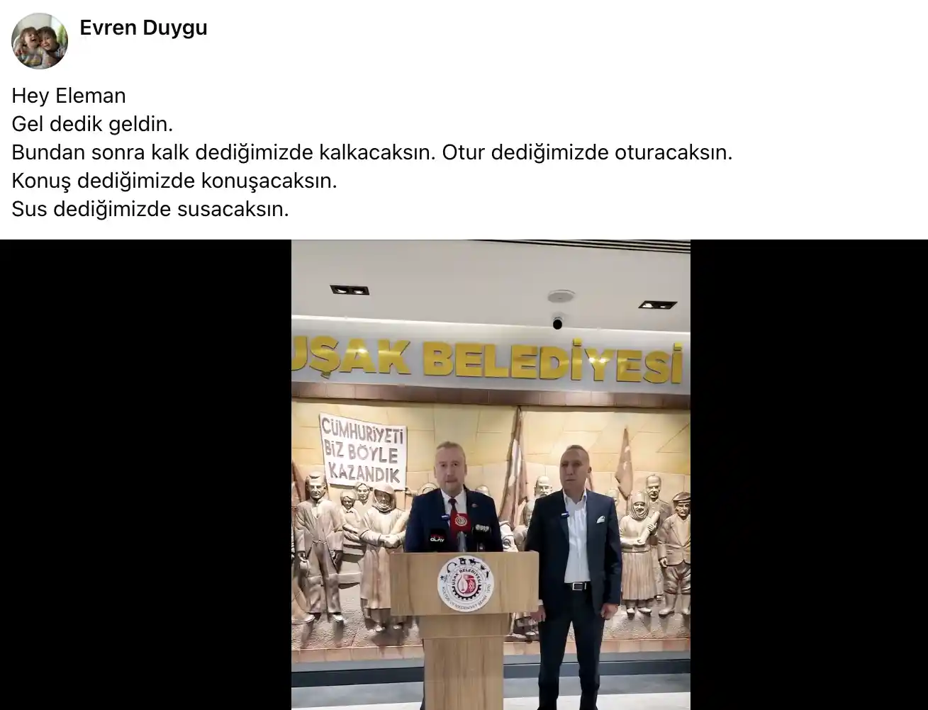 Evren Duygu Gür Elestiri