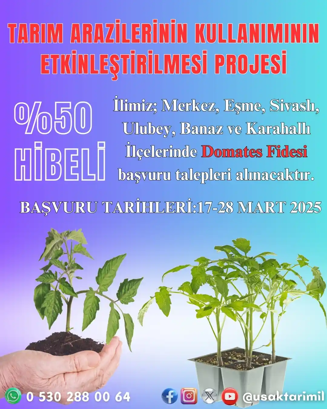 Tarım Hibe Destek Usak5