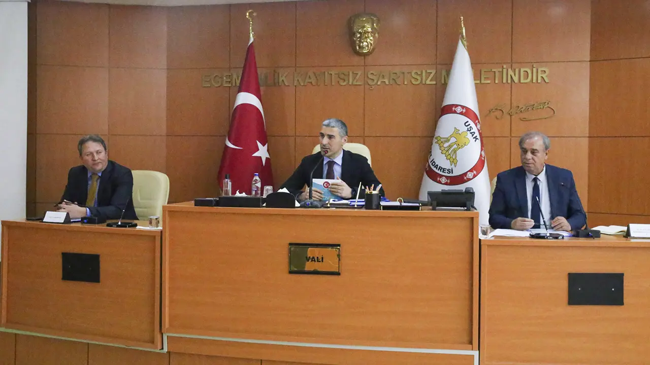 Vali Koordinasyon Toplantısı Uşak 1