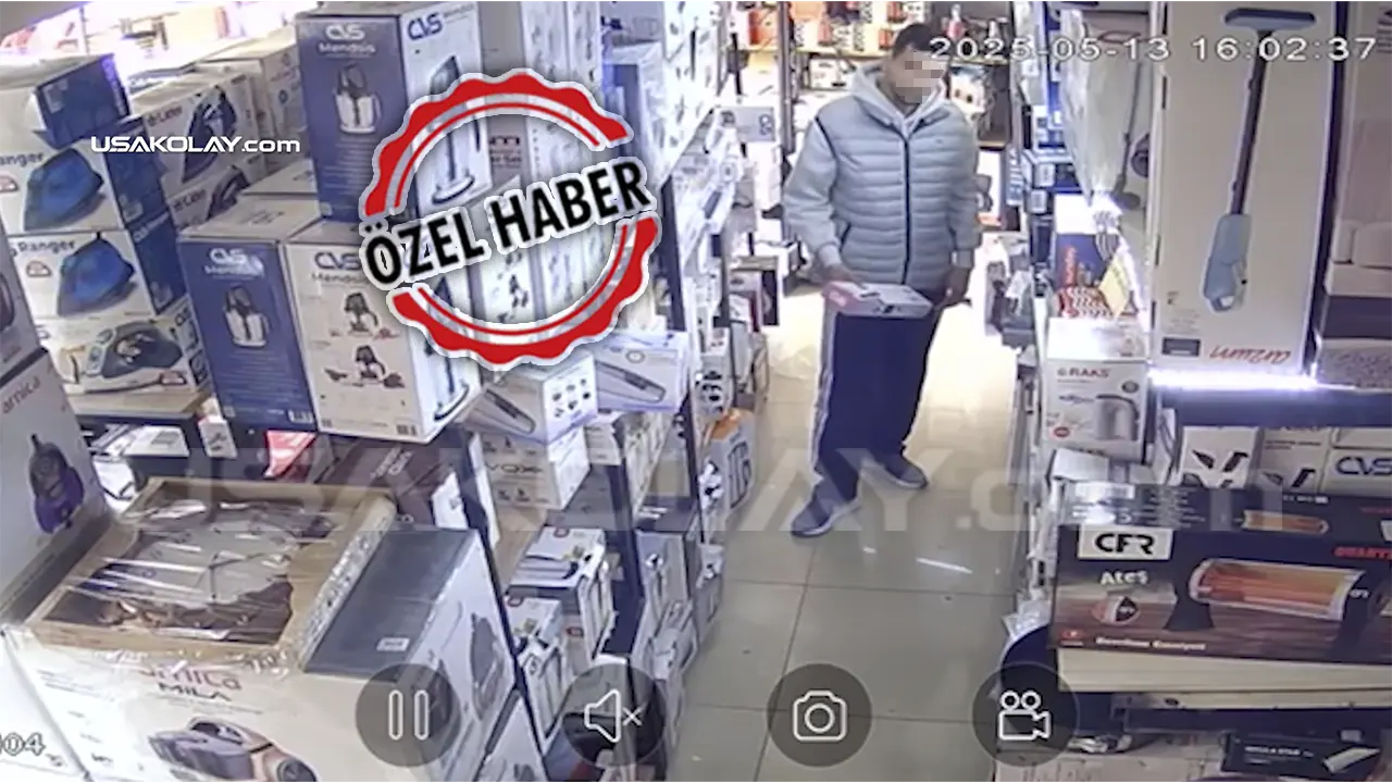 Cezaevinden Çıktı, 2 Gün Arayla Aynı Mağazayı Soydu! Uşak 1