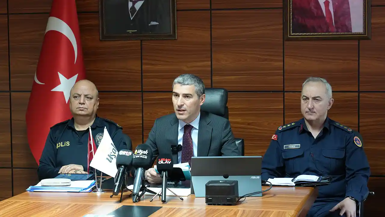 Vali Usak Nisan Asayis Toplantı1