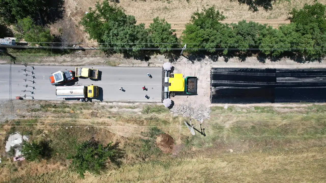 Mesudiye Köy Yolu Uşak Asfalt1