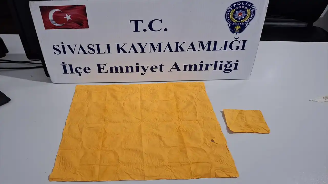Uşak Sivaslı Uyuşturucu2