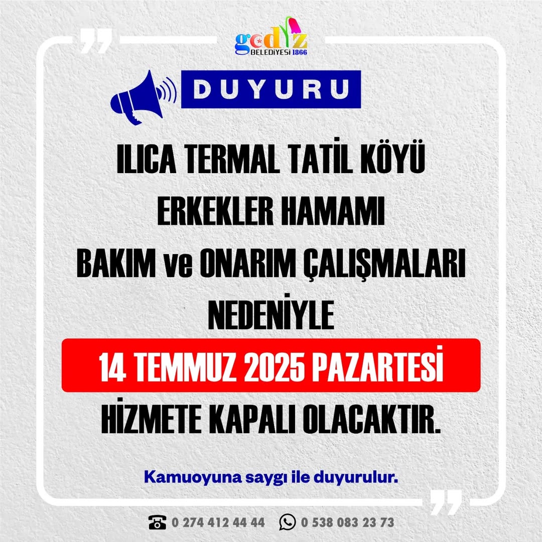 Gediz Ilıca Termal Kapalı-1