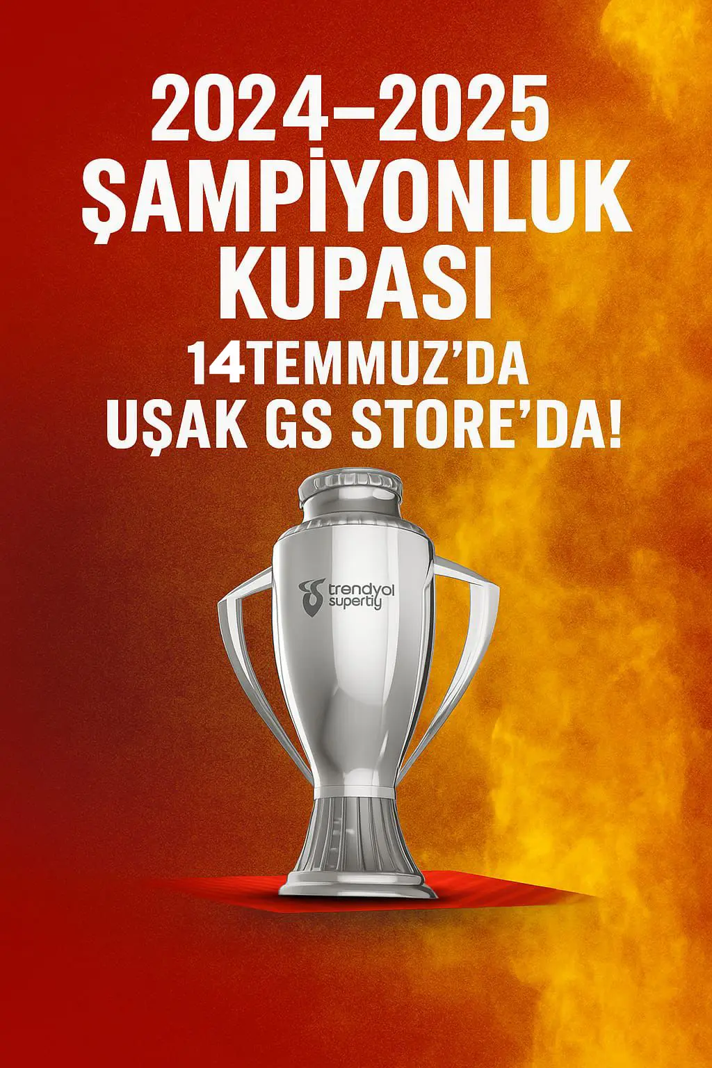 Gs Şampiyonluk Kupası Uşak'a Geliyor 1