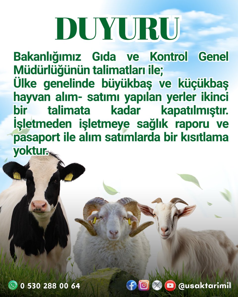 Kurban Alım Satım Yerleri Kapatıldı