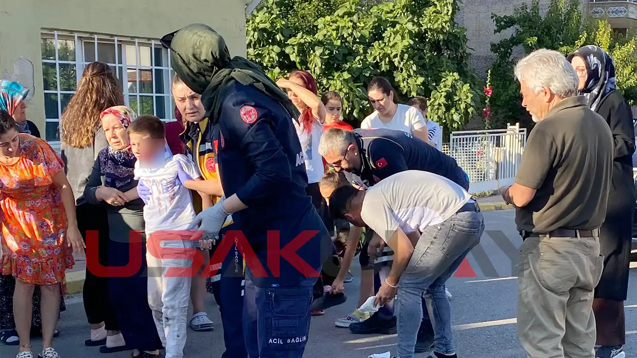 Uşak Togg Bisiklet Kaza Yaralı Çocuk2