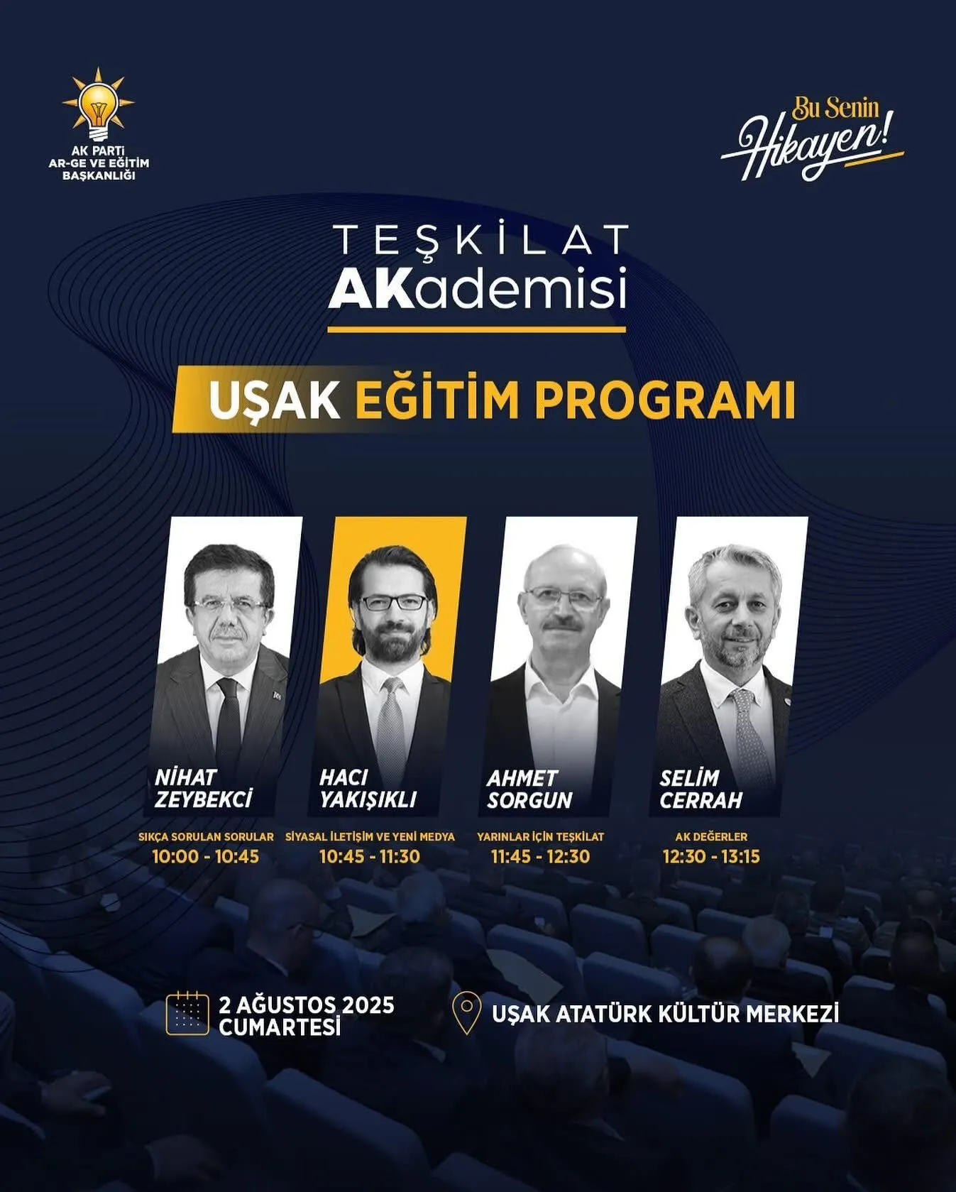 Ak Parti Uşak Eğitim Programı