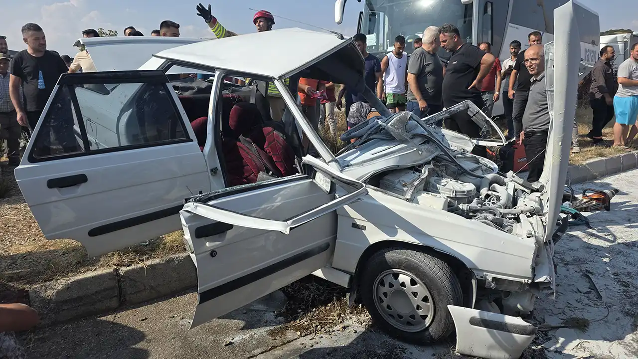 Manisa Uşak Kaza 2 Ölü Vefat2