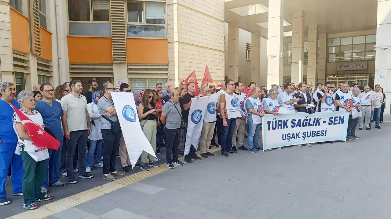 Türk Sağlık Sen Uşak Iş Bırakma2