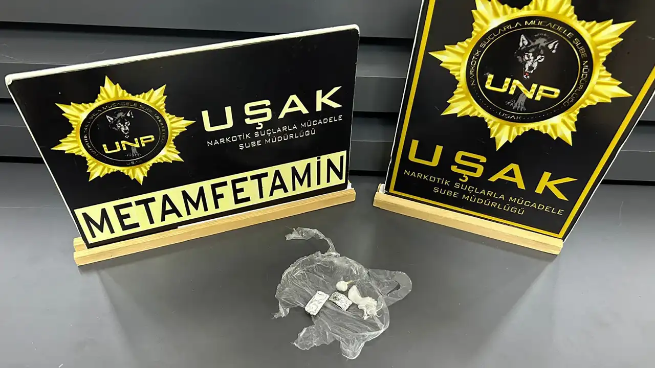 Uşak Metamfetamin Yakalama1