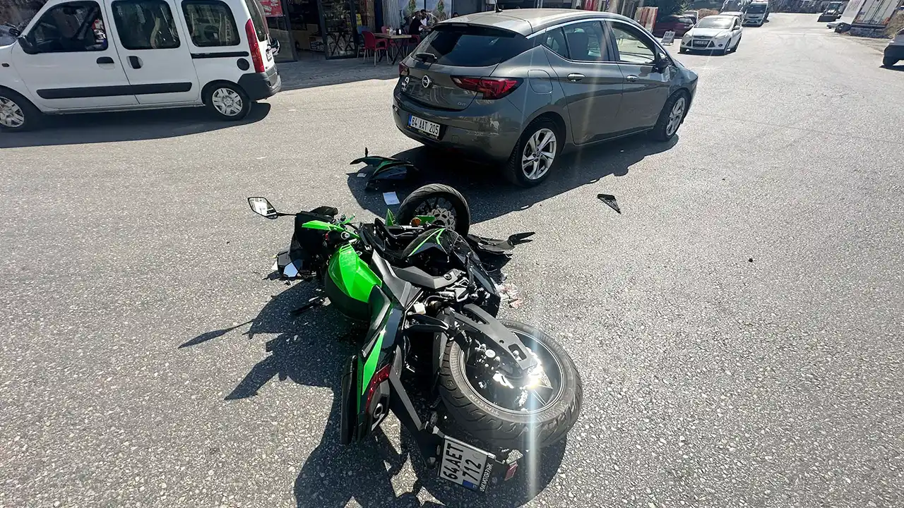 Uşak Motosiklet Kaza Yaralı2