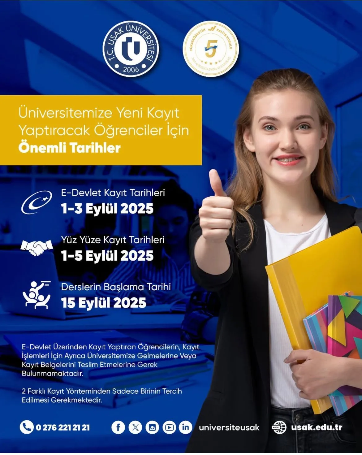 Usak Universitesi 2026 Kayıt