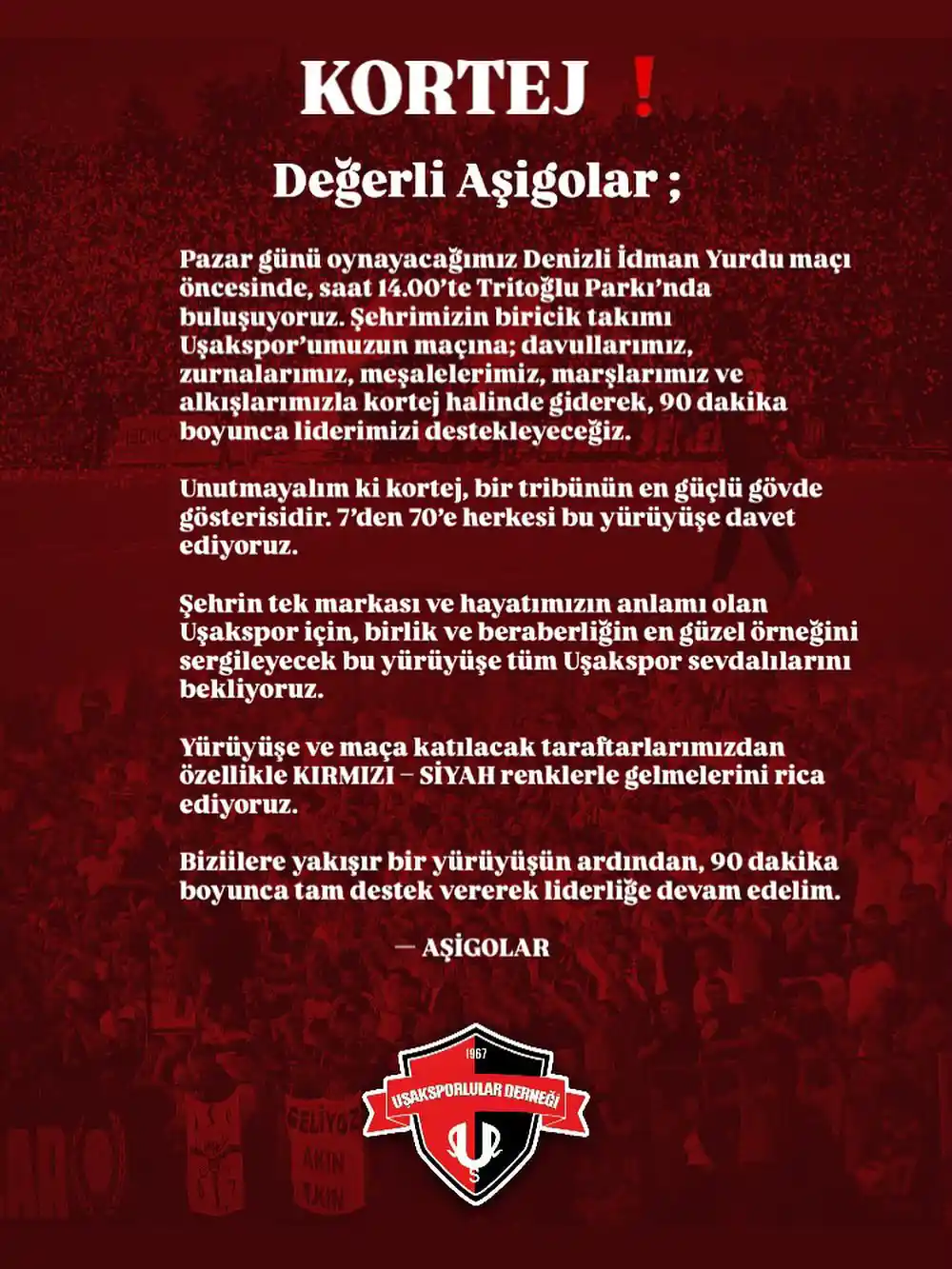 Aşigolar Kortej Paylaşım