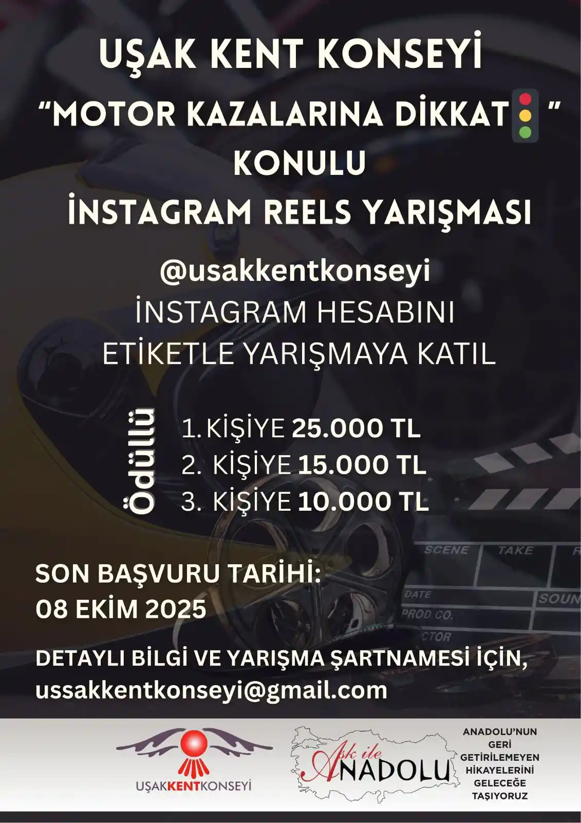 Kent Konseyi Yarışam Afiş